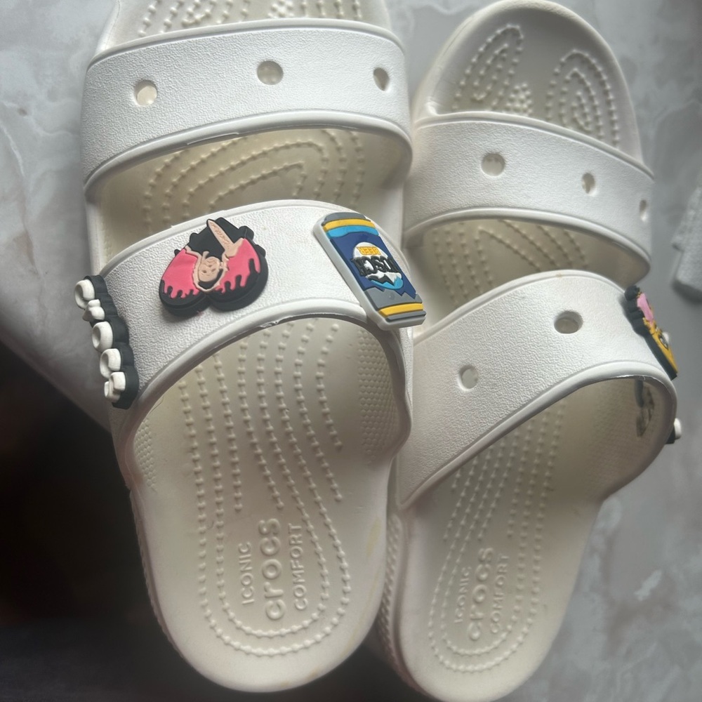 Crocs  White Sandals